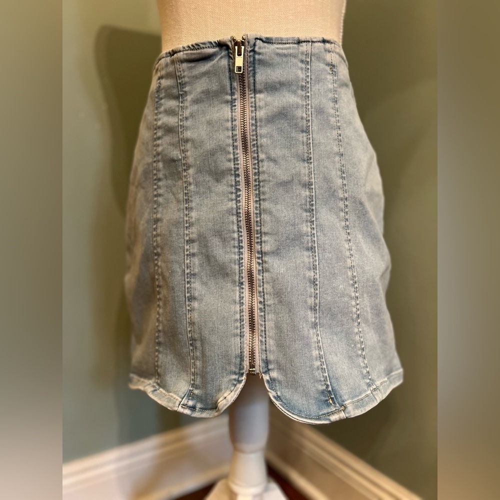 FREE people we the free Layla denim skirt